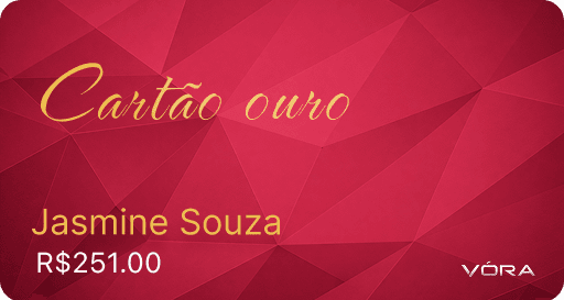 Cartão ouro VÓRA